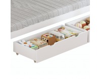 Detská posteľ s prístelkou Elara 90x200 cm - biela