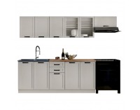 Kuchynská linka Elgia 260 - kašmír / dub wotan