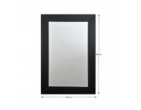 Zrkadlo na stenu Elison Typ 4 - čierna