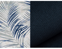 Vankúš (2 ks) VA05 45x45 cm - vzor / tmavomodrá