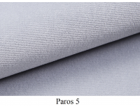 Rohová sedačka s rozkladom a úložným priestorom Almero P - svetlosivá (Paros 05)