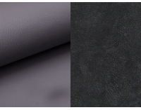 Rohová sedačka U s rozkladom a úložným priestorom Matosino P - sivá (Soft 29) / čierna (Dora 96)