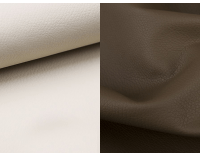 Čalúnená manželská posteľ s roštom Folino 140 - béžová / hnedá