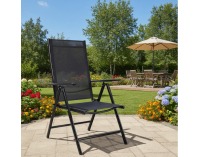 Skladacia stolička Enea - čierna