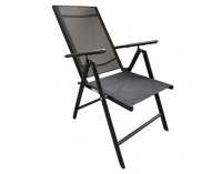 Skladacia stolička Enea - čierna