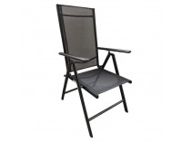 Skladacia stolička Enea - čierna