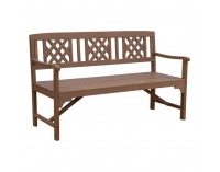 Záhradná lavička Enela - hnedá