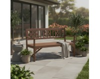 Záhradná lavička Enela - hnedá