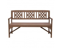 Záhradná lavička Enela - hnedá