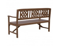 Záhradná lavička Enela - hnedá