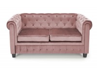 Dvojsedačka Eriksen XL - ružová / čierna