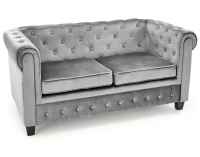 Dvojsedačka Eriksen XL - sivá / čierna