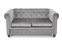 Dvojsedačka Eriksen XL - sivá / čierna