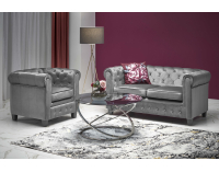 Dvojsedačka Eriksen XL - sivá / čierna