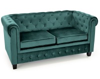 Dvojsedačka Eriksen XL - tmavozelená / čierna