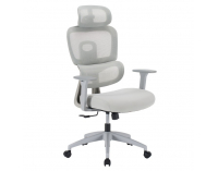 Kancelárske kreslo Ermen - svetlosivá / sivá