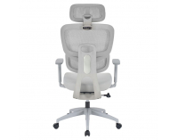 Kancelárske kreslo Ermen - svetlosivá / sivá