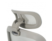 Kancelárske kreslo Ermen - svetlosivá / sivá