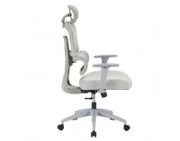Kancelárske kreslo Ermen - svetlosivá / sivá