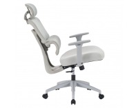 Kancelárske kreslo Ermen - svetlosivá / sivá