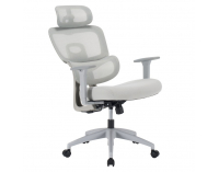 Kancelárske kreslo Ermen - svetlosivá / sivá