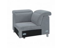 Rohová časť Ermo E - svetlosivá