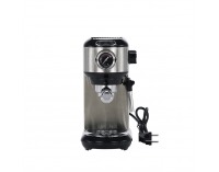 Pákový kávovar Ernest - strieborná / čierna