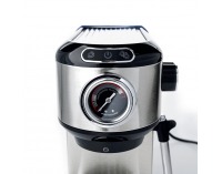 Pákový kávovar Ernest - strieborná / čierna