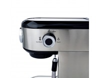 Pákový kávovar Ernest - strieborná / čierna