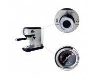 Pákový kávovar Ernest - strieborná / čierna