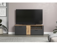 TV stolík Esena 2D1S - grafit / dub evoke