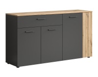 Obývacia izba Esena - grafit / dub evoke