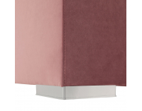 Čalúnená jednolôžková posteľ s matracom Eshly 90 P - staroružová