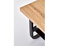Konferenčný stolík Espinoza - dub prírodný / čierna