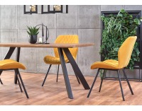 Jedálenský stôl Esposito - orech / čierna