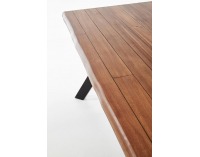 Jedálenský stôl Esposito - orech / čierna