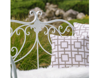 Záhradná lavička Etelia New - biela