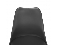 Otočná jedálenská stolička Etosa - tmavosivá / buk