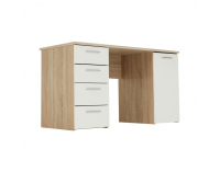 PC stolík Eustach - dub sonoma / biela