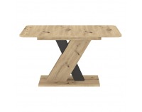 Rozkladací jedálenský stôl Exil 140/180 - dub artisan / antracit