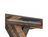 Rozkladací jedálenský stôl Exil 140/180 - old style dark / matera