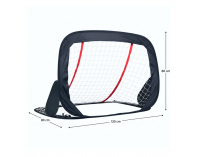 Futbalová bránka (2 ks) Exit - čierna