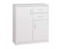 Dvojdverová komoda Sconto K1-2D-2S - biela