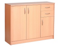 Trojdverová komoda Sconto K1-3D-2S - buk