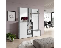 Predsieň Fandu - biela / betón