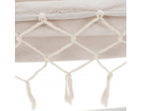 Hojdacia sieť so stojanom Fantal Single 240x160 cm - biela / smotanová