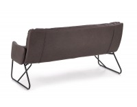 Pohovka Fassi XL - tmavosivá / čierna