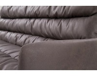 Pohovka Fassi XL - tmavosivá / čierna