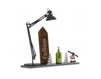 Polica Fedor - grafit