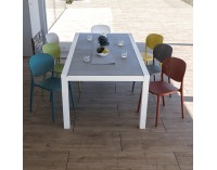 Plastová jedálenská stolička Fedra New - žltá